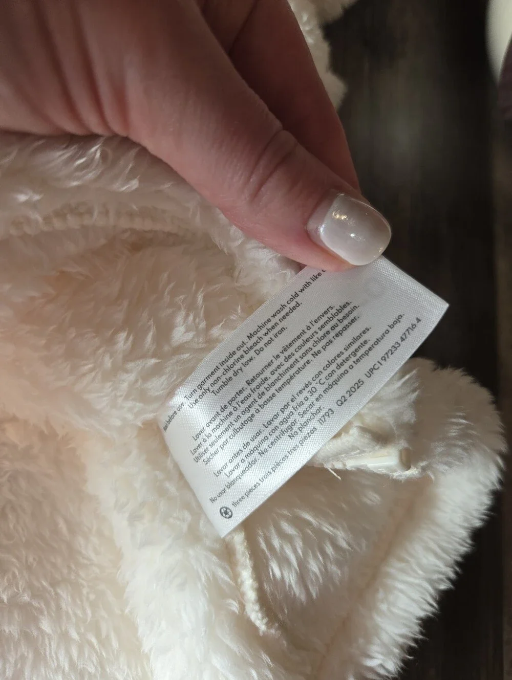 Carter’s Child of Mine Cream Faux‑Fur Hooded Baby Vest 0–3M NWOT